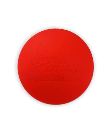 PROTONE - Lacrosse Ball/massage ball for trigger point massage Crossfit Physiotherapy Light red