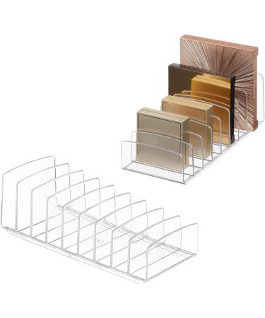 LOOMIKKE Eyeshadow Palette Storage Holder 9 Divided Grids Clear Makeup Organizer - Buy Online on GoSupps.com