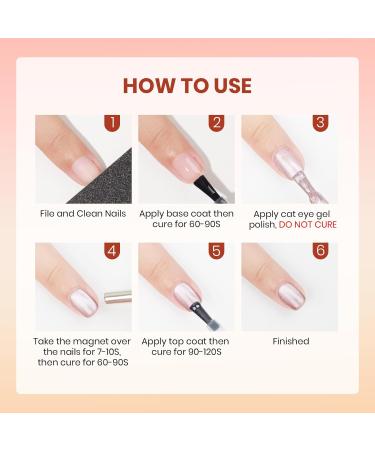 9D Cat Eye Gel Nail Polish Set | 12 Colors Holographic Glitter Cateye Gel Polish | Soak Off UV Gel for DIY Manicure Salon - SUPWEE - Buy Online on GoSupps.com