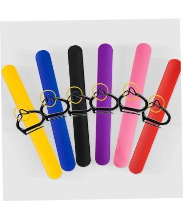 TOVINANNA 1 Set Braiding Auxiliary Wrist Strap Rubber Band Wristband Salon Slap Bands Hair Salon Supplies Barber Hair Tie Organizer Wristband for Hair Stylist Wristband for Hair Ties 23.50X3.00X0.20CM - Buy Online on GoSupps.com