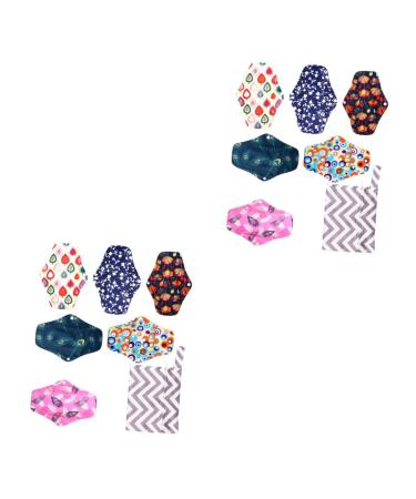 Minkissy 12 STK Storage bags for women's bandages menstrals pad ladies bandage with wings menstrual tapes made of fabric natural women's binding care mats from fiber washable