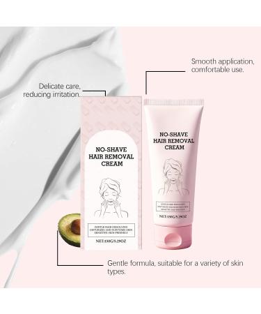  Generisch Pack of 2 gentle hair removal creams contains natural ingredients gentle formula does not irritate the skin suitable for the body legs underarms and bikini area - Buy Online on GoSupps.com