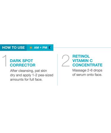 MD Complete Dark Spot Retinol Duo | Professional Dark Spot Correction - 1oz Corrector & 0.5oz Vitamin C Serum | Global Shipping Available - Buy Online on GoSupps.com