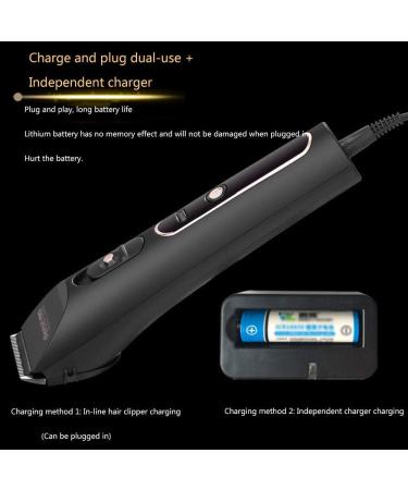 Professional Hair Clippers Set - Rechargeable Beard Trimmer & Precision Long Hair Trimmer for Men (Black) | LCD Display | International Shipping - Buy Online on GoSupps.com