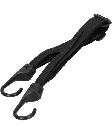 Luggage Hook Elastic Rope Elastic Rope Fixing Strap 2 Hooks Bungee Cord for Motorcycle Helmet Luggage Holding Rubber Black - Buy Online on GoSupps.com