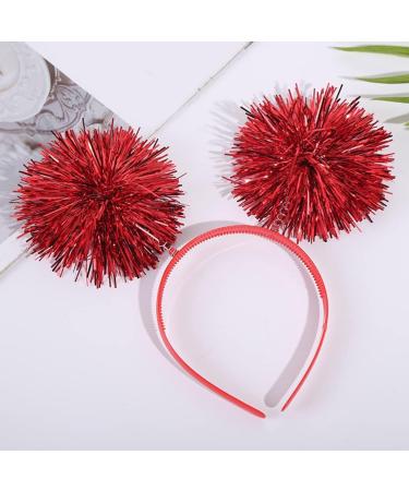 TQUXNGA Festival Christmas Women Students Carnival Hairband Shinning Bouncing Shape Headbands Tinsel Party Hair Hoop Gold - Buy Online on GoSupps.com