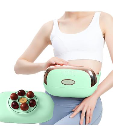 Mobyat of electrical abdominal heating belts device for relief menstrual pain 3 intensity levels/automatic kneading mode/15-minute timer function/3 large meteorite stones women and girls