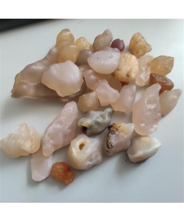 Natural Crystal Rough 100g Natural Rough Agate Alxa League Gobi Agate Jewelry Processing Materials Decorative Stones for Household Fish Tanks Crystal Random size 100g - Buy Online on GoSupps.com