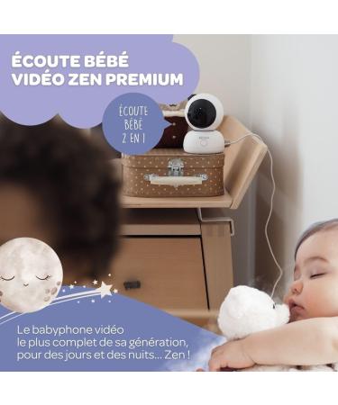Buy B aba 2-in-1 Baby Monitor - HD Camera Night Vision App Control | Zen Premium White - Buy Online on GoSupps.com