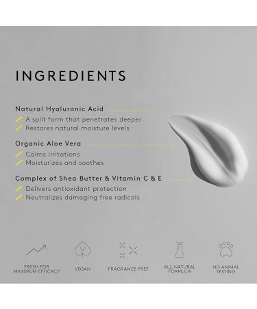 NUORI Vital Eye Cream - Lightweight Hydrating Eye Cream for All Skin Types | All-Natural 30 ml - Buy Online on GoSupps.com
