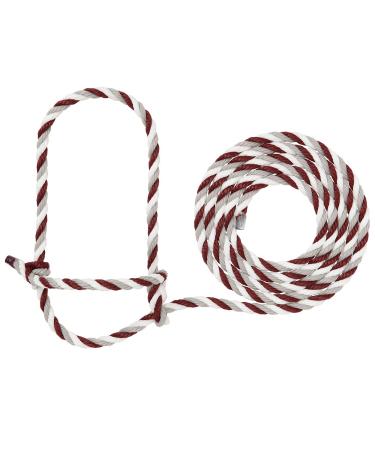 Weaver Leather Cattle Rope Halter, Maroon/Gray/White, 35-7900-67, 35-7900-67, 35-7900-67, 35-7900-67