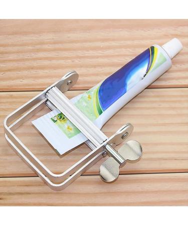 Sgnsvj Toothpaste Squeezer Rotating Toothpaste Dispenser Tube Squeezer Stainless Steel Squeezer - Buy Online on GoSupps.com
