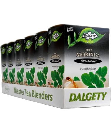 Dalgety Pure Moringa Herbal Infusion Cartons 100% Natural Caffeine Free Tea A Mild Bitter/Sweet Super Tea Packed with Unique Health Benefits (6 Pack) - Buy Online on GoSupps.com