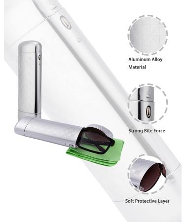 Philley Aluminum Glasses Case - Ultra-Light 2-Pack Silver | Durable Hard Protectors for Eyewear - Buy Online on GoSupps.com