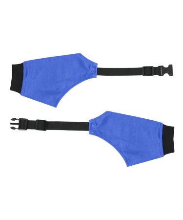 Dog Elbow Brace Protector | 1 Pair Dog Shoulder Elbow Brace | Wear-Resistant Pet Protective Knee Pad for Dog Hip Joint Stain-Resistant Breathable Blue M