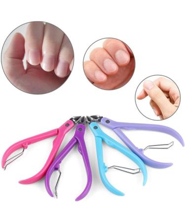 SJLS ABS Handle Toenail Ingrown Nail Art Cuticle Nipper Clipper Edge Cutter Manicure Scissor Plier Tool Pedicure Dead Skin Remover (Color : Random) - Buy Online on GoSupps.com