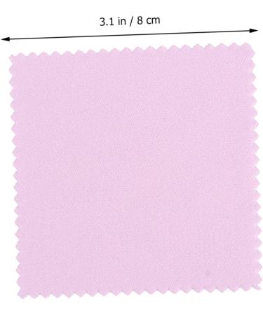 FRCOLOR 200 Pcs Lens Cleaning Cloth - Silver Wiping Cloths for Eyeglasses & Cleaning Tool - Double Layer Fiber Maintenance Supplies for Men - Pink Waist Belt Included - Buy Online on GoSupps.com