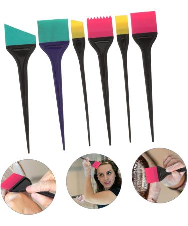 Vaguelly Pinceau Applicateur De Teinture Pour Cheveux Lot De 6 Pinceaux Pour Coloration Capillaire En Silicone Professionnel Pour Salon De Coiffure Et Coloration Domicile - Buy Online on GoSupps.com