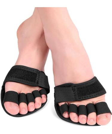 FOMIYES Five Finger Half Socks - 10 Pairs Non-Slip Forefoot Pads for Women | Sweat-Absorbing Half Palm Cushions - Buy Online on GoSupps.com