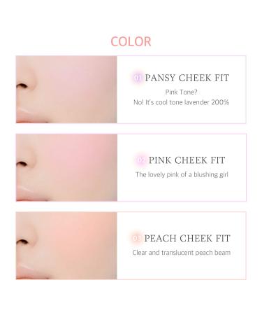EGLIPS Cheek Fit Blusher_01 Pansy 4g - Korean Matte Powder Blush for Natural Makeup Look - Buy Online on GoSupps.com