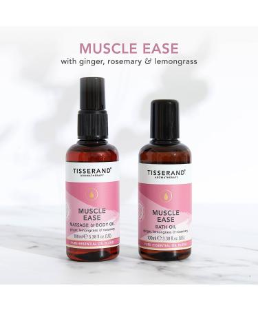 Tisserand Muscle Ease Bath Oil - 100% Pure Essential Oil Blend - 200ml - Buy Online on GoSupps.com