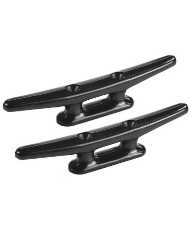 MIZUGIWA Nylon Boat Cleats 6 inch Boat Dock Cleat Black 6 INCH - 2PCS