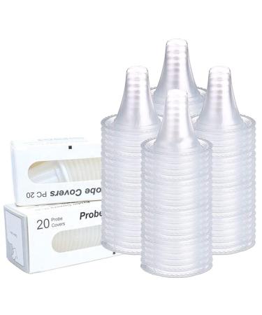 100 Counts Ear Thermometer Probe Covers Disposable Refill Caps Lens Filters Compatible for All Models Digital Thermometers