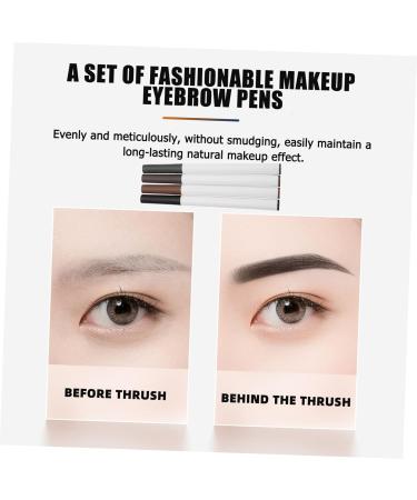 Angoily 20 pcs Woman Make Up Pencils for Supplies Beauty Four-head Women Eyebrow Pencil Drawing - Buy Online on GoSupps.com