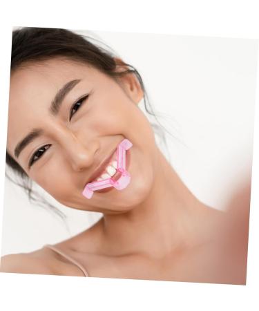 SOESFOUFU Lip Muscle Trainer Lips Lips Trainer Lip Trainer Lift Tool Mouth Tightener Oral Exerciser Lift Face Exerciser Mouth Smile Corrector Muscle Exerciser 9.30X7.70X1.50CM Pink - Buy Online on GoSupps.com