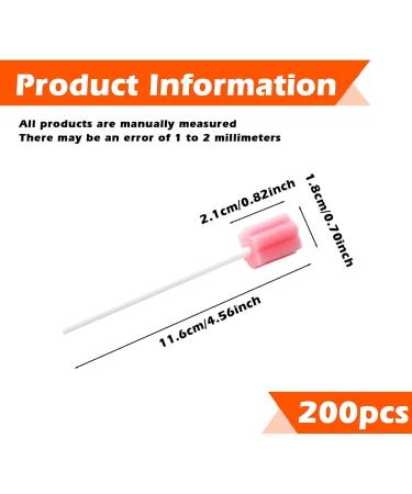 Sportway 100 Disposable Oral Sponges - Sterile Mouthparts for Dental Care Portable & Easy to Use - Buy Online on GoSupps.com