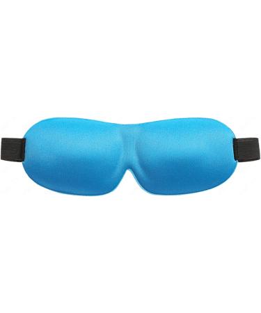 Blue Seamless Sleep Eye Cover for Meditation, Yoga, and Sleeping - Comfortable Blindfold for Restful Nights - Buy Online on GoSupps.com