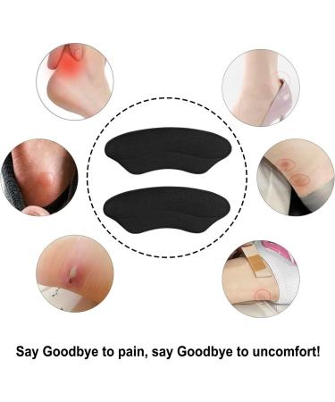 Premium Heel Grips for Women's Shoes - Comfortable Cushioned Inserts & Protectors for High Heels & Boots (4 Pairs Black) - Prevent Slipping & Enhance Comfort - Buy Online on GoSupps.com