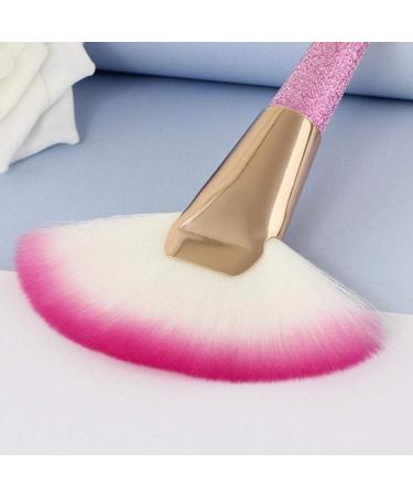 Makeup Brush Pro 1 Pcs Large Fan Shape Makeup Brush Blush Powder Foundation Cosmetic Tool - Buy Online on GoSupps.com
