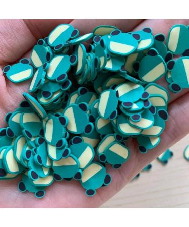 RT 100g Frog Slices Polymer Hot Clay Sprinkles for Crafts Making DIY Nail Art Decoration Slime Filling Accessories Y425 (Color : 10mm) - Buy Online on GoSupps.com