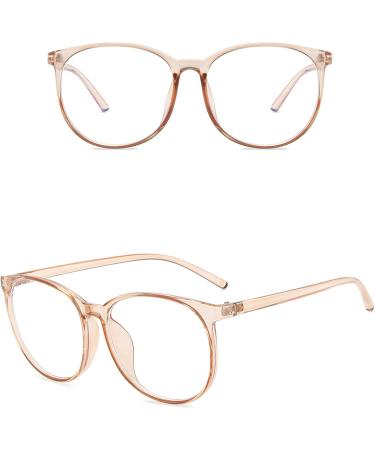 Stylish Lzpcarra Children's Glasses - Unisex Square Design Non-Prescription Clear Lenses Wood B-Khaki | International Shipping Available - Buy Online on GoSupps.com