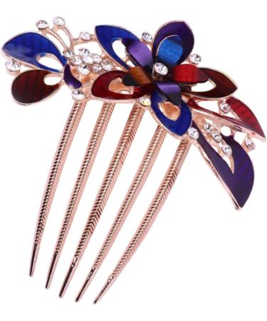 Angoily Flowers Hairpin Hair Accessories Rhinestone Flower Bride Crystal - Buy Online on GoSupps.com