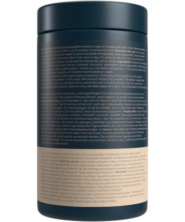 NMM Sp z oo Vitalers Creatine Monohydrate Bioavailable micronized 200 mesh highly soluble 100 pure powder without additives vegan 500 g 100 servings 500 g lemon - Buy Online on GoSupps.com