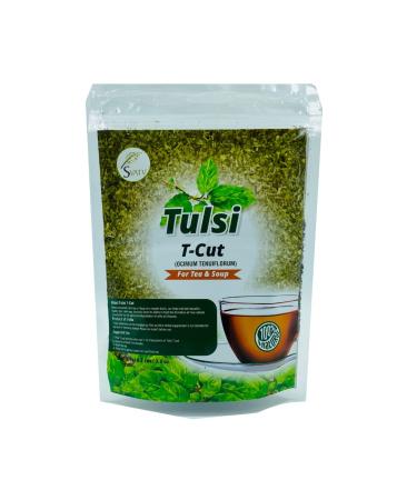 SVATV Herbal Tusli Loose Tea Leaf | Holy Basil Tea | Immune Support | Healthy Inflammatory Response | Rich Antioxidants - 100g 3.52 oz 0.22 Lbs