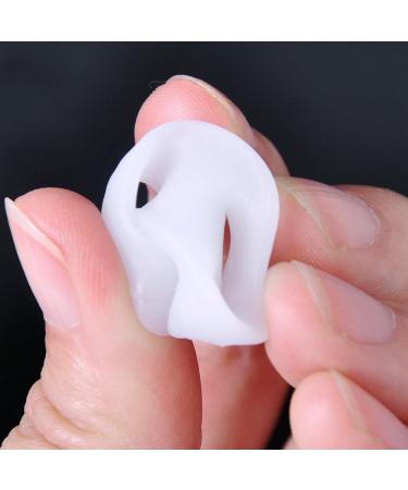 6 Silicone Toe Separators - Corrector & Protectors for Hallux Valgus Hammer Toe & Foot Pain Relief - Buy Online on GoSupps.com