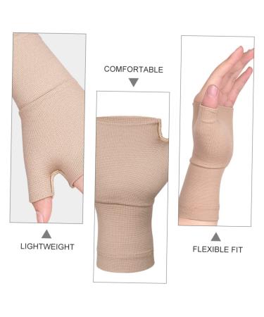 GLEAVI 3 Pairs Pressure Wrist Compression Gloves - Adjustable Fingerless Wrist Support & Infused Brace for Ultimate Comfort | Shop Now - Buy Online on GoSupps.com