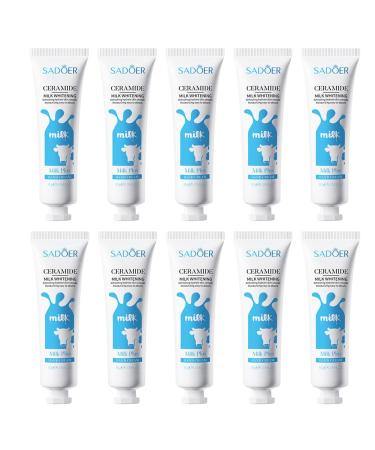 BakerMiche Whitening Hand Cream 30g x 10Pcs Daily Moisturizing Hand Cream Keep your hands smooth and delicate deep nourishing hand lotion nongreasy hand cream