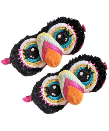 Healvian 2pcs Toucan Eye Mask Masks for Kids Ear Piercing Kit Kids Sleeping Mask Light Blocking Sleeping Sleep Eye Cover Sleeping Mask for Women Sleep Mask Travel Sleep Plush Child to Sleep