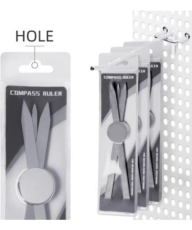 3 Point Positioning Ruler Eyebrow Golden Ratio Caliper Accuracy Eyebrow Design Ruler for Precise Beauty Design - Buy Online on GoSupps.com