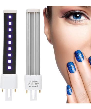 Dingln 365 + 405 Nm Dual Light Source 9W Nail Gel Curing Dryer Replacement Lamp Bulb - International Shipping Available - Buy Online on GoSupps.com