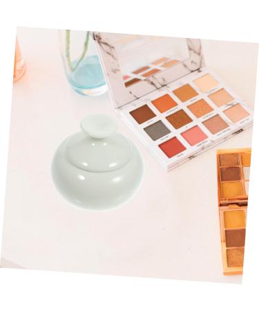 Housoutil cosmetics container Storage tank travel can mascara lip balm containers with lids skin care products cosmetic storage jar wax containers sample white cream cream jar 4.7x4.7cm White - Buy Online on GoSupps.com