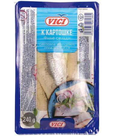 Vici Salted Herring Fillets K kartoshke 240g