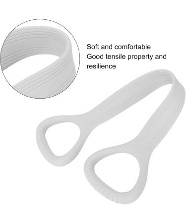 Light Grey Silicone Widen Exercise Band with Massage Handle - Buy Online on GoSupps.com