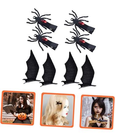 minkissy 4 Pairs Halloween Hair Clips Gothic Hair Clip Halloween Hairpins Prom Hair Halloween Cosplay Hairpins Goth Hair Clips Hair Clips for Women Accessories Devil Non-woven Fabric Child - Buy Online on GoSupps.com