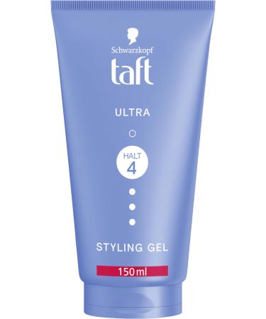 Schwarzkopf TAFT Gel Ultra Styling (150 ml) - Styling gel for fortified hair with ultra strong hold - Gentle on hair and scalp - Vegan