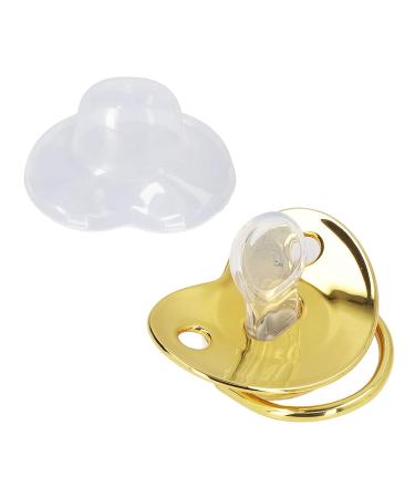 Letter F Shape Pacifier - Stylish Silicone Baby Pacifier with Chain Clip for Home & Travel - International Shipping Available - Buy Online on GoSupps.com